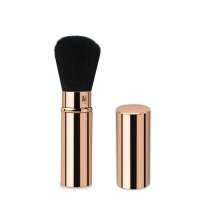 High Quality 1 Retractable Rose Gold Powder Makeup Brushes Blush Brush