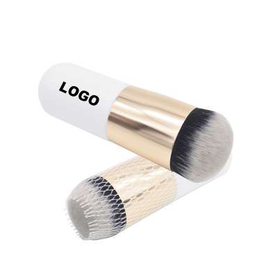 Private Label Soft Cosmetic Single Foundation Brush For Makeup